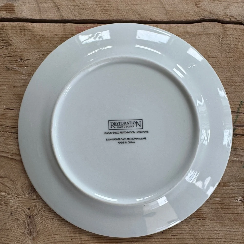 Vintage Restoration Hardware Roquefort cheese plate